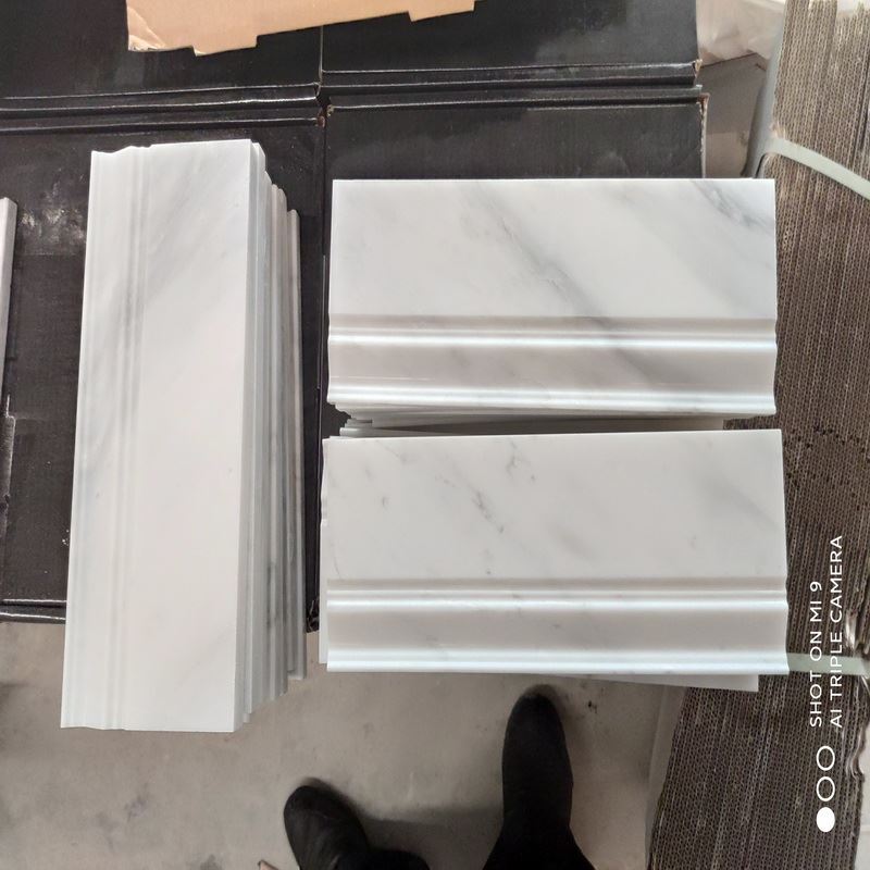 Carrara White Marble Pencil Mouldings Carrara White Marble Pencil Mouldings