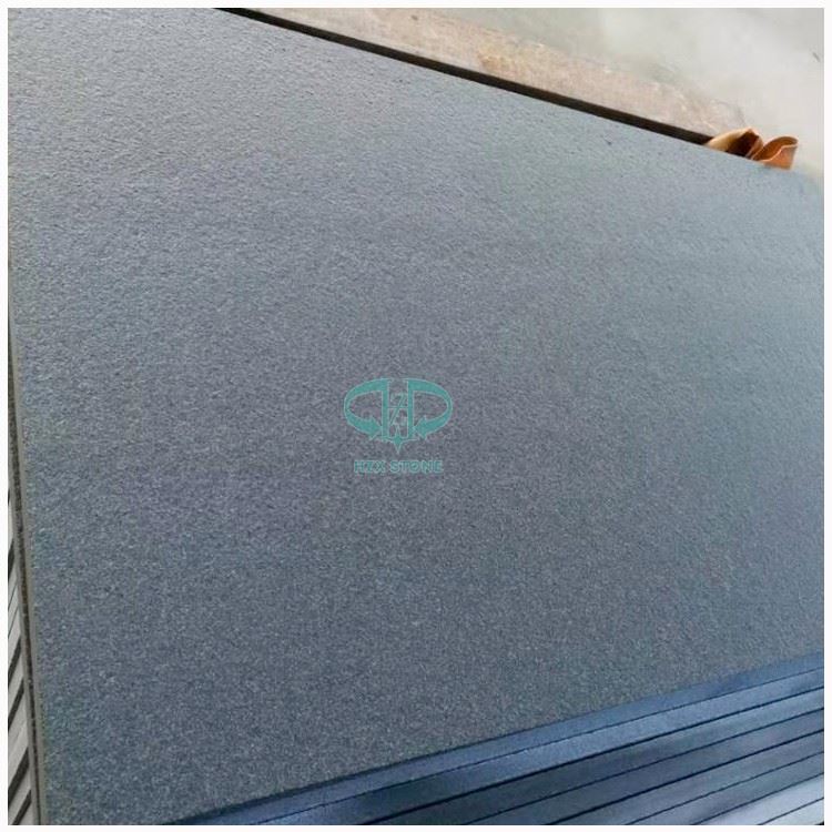 New Shanxi Black Granite Flamed Tiles