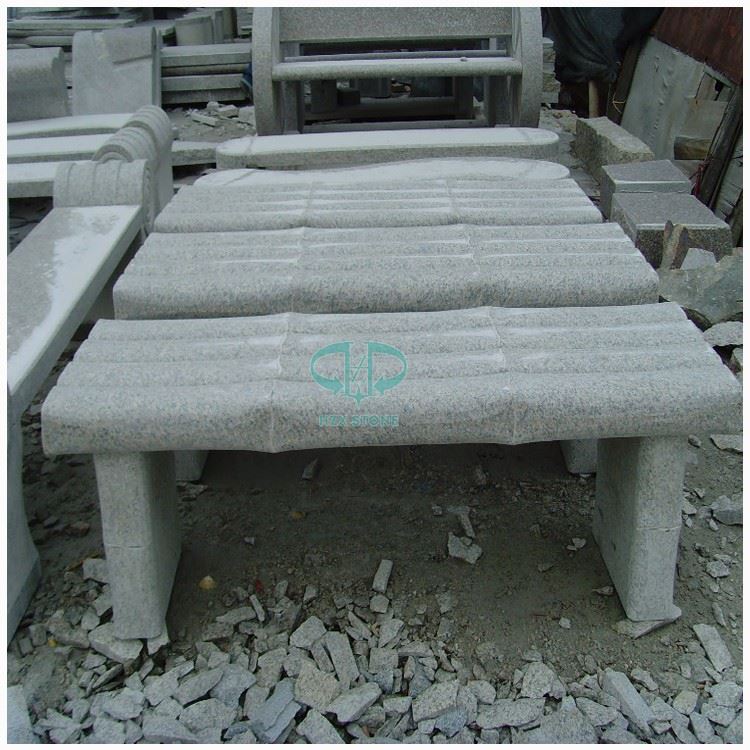 Granite Bamboo Carving Bench