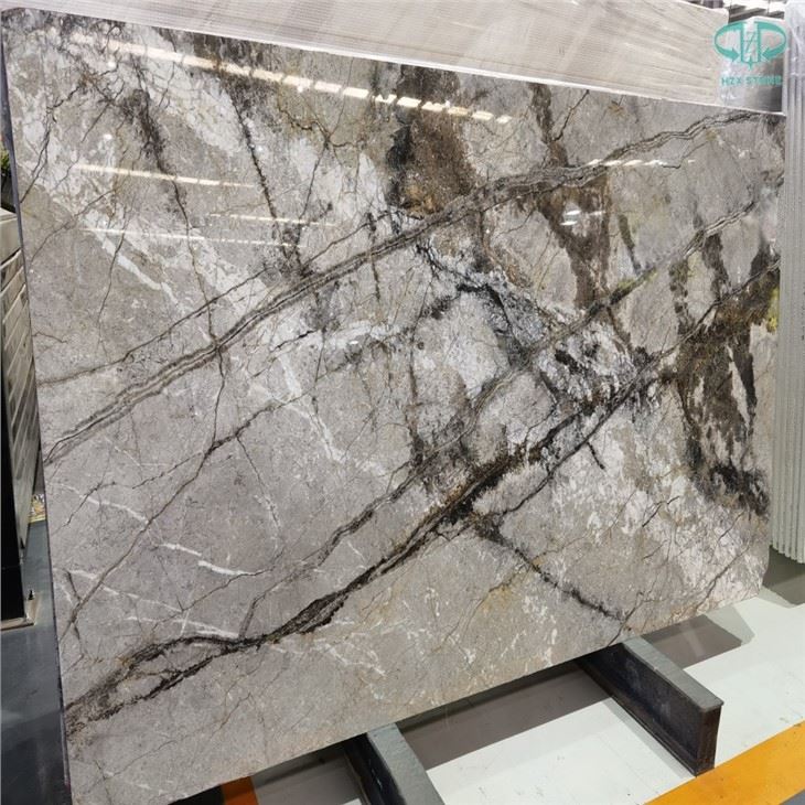 painting grey marble slab
