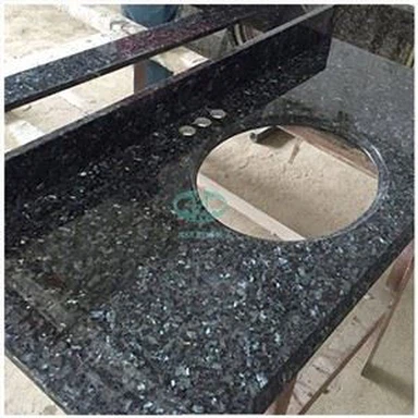 Blue Pearl Granite tualetes tops