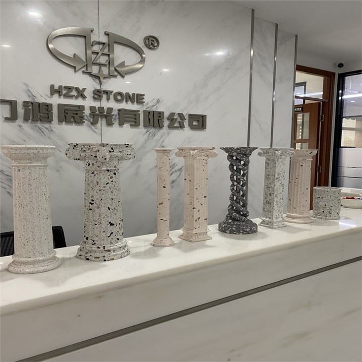 Terrazzo kolonnas akmens